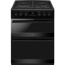 CDA CFD600MB 60cm Freestanding Dual Fuel Cooker Black