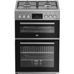 Beko 60cm Freestanding Gas Cooker Silver