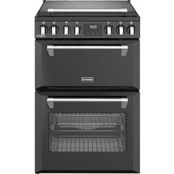 Stoves Induktionsspis 60 cm 2 Ugnar Svart Svart