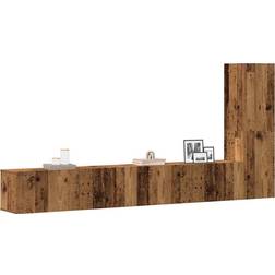 vidaXL 3329197 Antique Wood Väggskåp 230.5x110cm