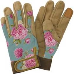 Kent & Stowe Aqua Peony Comfort Gloves Small