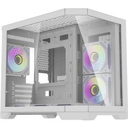 darkFlash FT418 Computer Case with 6 ARGB Fans
