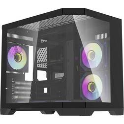 darkFlash FT418 Computer Case with 6 ARGB Fans