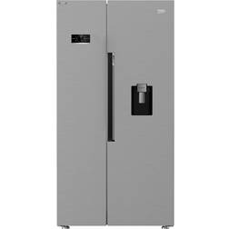 Beko HarvestFresh ASD2442VPS Fridge Freezer Stainless Steel