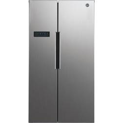 Hoover 532 Litre Side-By-Side Fridge Freezer Stainless Steel