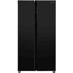 Russell Hobbs RH90AFF201B American Fridge Freezer Black