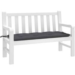 vidaXL Hynde Til 120 x 50 x 7 cm Oxfordstof Antracitgrå Havebænk