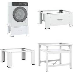 vidaXL Washing Machine Pedestal Stand Holder Raiser Dryer 7.8 kg