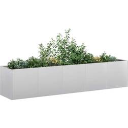 vidaXL Planter 200 x 40 x 40 cm Galvanised Steel