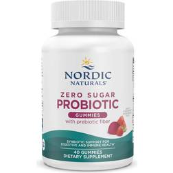 Nordic Naturals Zero Sugar Probiotic Gummies Strawberry Watermelon 40 pcs