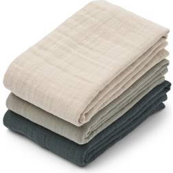 Liewood Lewis Muslinfilt 3-Pack Dove Blue