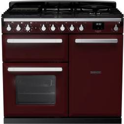 Rangemaster Estel Deluxe 100cm Dual Fuel Rangecooker Red