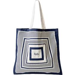 Lala Berlin Maja Tote Bag - Heritage Stripe Navy