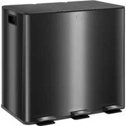 Homcom Triple Kitchen Pedal Bin 3 x 15L