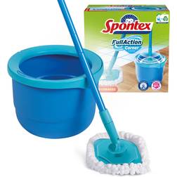 Spontex Full Action Spin Mop and Bucket Blue