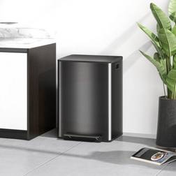 Homcom Double Kitchen Bin 2 x 30L with Soft-Close Lid