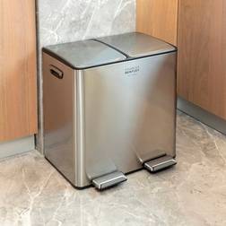Charles Bentley Double Compartment Kitchen Bin 40L