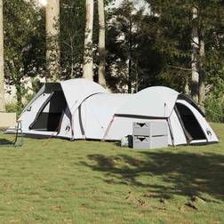 vidaXL Camping Tent 5-Person White Blackout