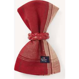 Lexington Braided Stoneware Napkin Ring Red One Size Servietring