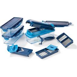 Genius Nicer Dicer Smart 14 Pieces in Blue Vegetable Chopper