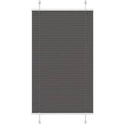 vidaXL Plisserad Persienn Svart 75x100 cm 100x100cm