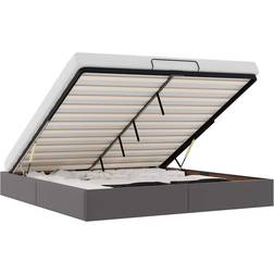 vidaXL Faux Leather Sengeramme 160x203 cm