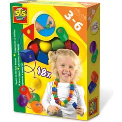 SES Creative Jeg Lærer At Tråde Perler 14808