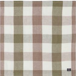 Lexington Checked Tygservett Brun, Grön, Vit (50x50cm)
