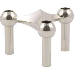 Stoff Nagel Silver Candlestick 10.2cm 3pcs