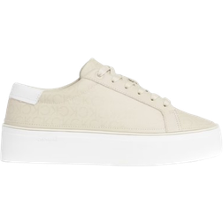 Calvin Klein Lace Up Flatform W - Grey