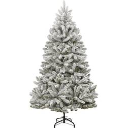 vidaXL Luxury Fir Green/White Julgran 300cm