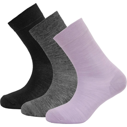 Devold Daily Merino Light Sock Women's 3-pack - Orchid Mix