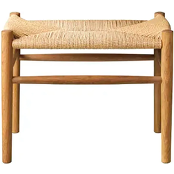 FDB Møbler J83 Oak Smoked Seating Stool 41cm