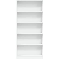 vidaXL 857853 White Book Shelf 176cm