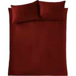 Catherine Lansfield Kingsley Duvet Cover Red (200x135cm)