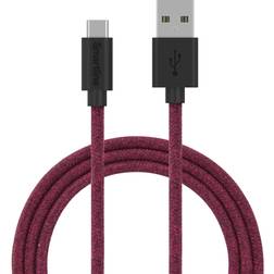 SmartLine Fuzzy USB A - USB C M-M 2m