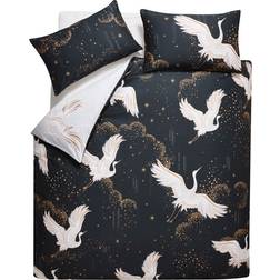Sara Miller Flying Cranes Duvet Cover Blue (200x137cm)