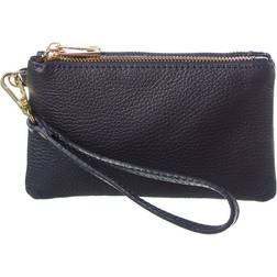 Italian Leather Clutch Small - Blue