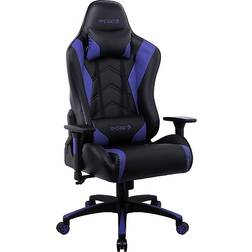 Staples Emerge Vartan Bonded Leather Ergonomic Gaming Chair - Black/Blue