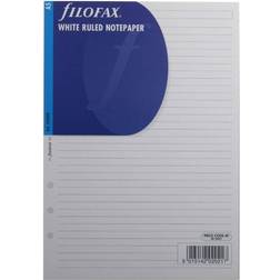 Filofax White Ruled Notepaper A5 Refill 25pcs