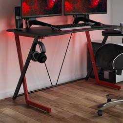 Latitude Run Arruda Phantom Gaming Computer Desk 76.5cm H X 120cm W X 60cm D