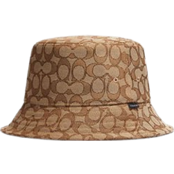 Coach Signature Jacquard Bucket Hat - Khaki