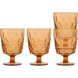 Sagaform June Picnic Drinking Glass 30cl 4pcs