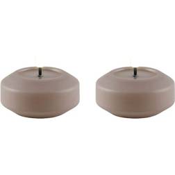Deluxe Homeart Flydelys Rose LED-lys 3cm 2stk
