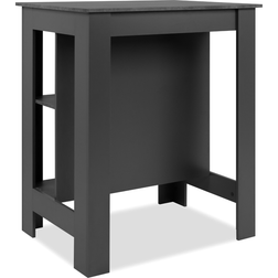 CaliCosy Atlanta Anthracite Gray Bar Table 68x92cm