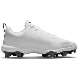 Nike Force Trout 9 Pro MCS "White/Metallic Silver/Pure Platinum/Black" Men's Baseball Cleat (7.5)