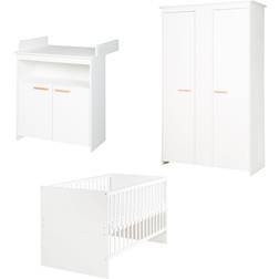 Roba Zimmerset Anton inkl. Kinderbett 70x140 Wickelkommode 2-Türig Kleiderschrank 2,5-Türig