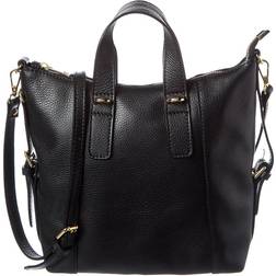 Italian Leather Tote - Black