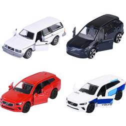 Majorette Volvo Biler 4-pak