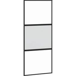 vidaXL with Hardware Set 90x205 cm Sliding Door Clear Glass (90x)